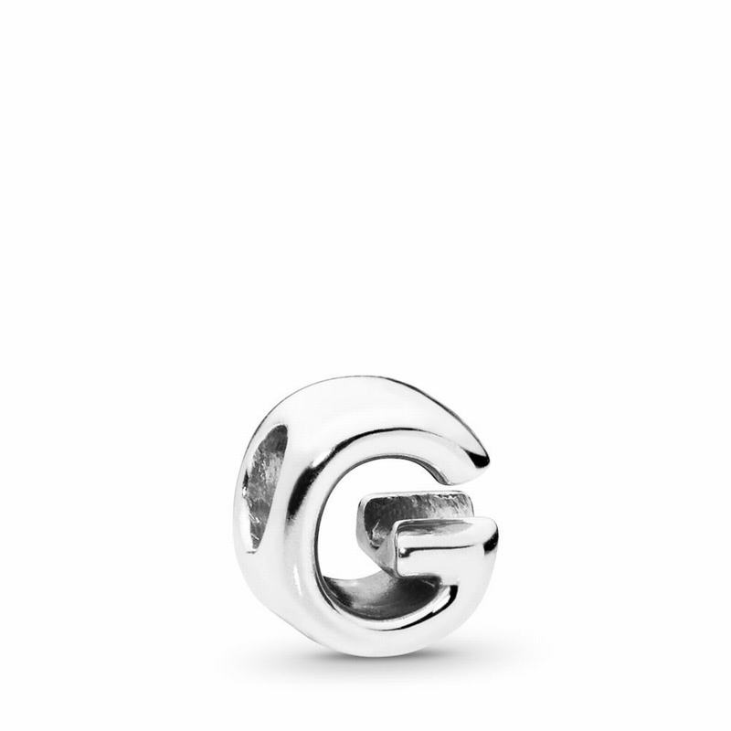 Pandora Letter G Charm - Sterling Silver - Canada | MO2427FK